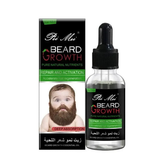 Huile Accélératrice de Pousse pour Barbe 30ml_amagor