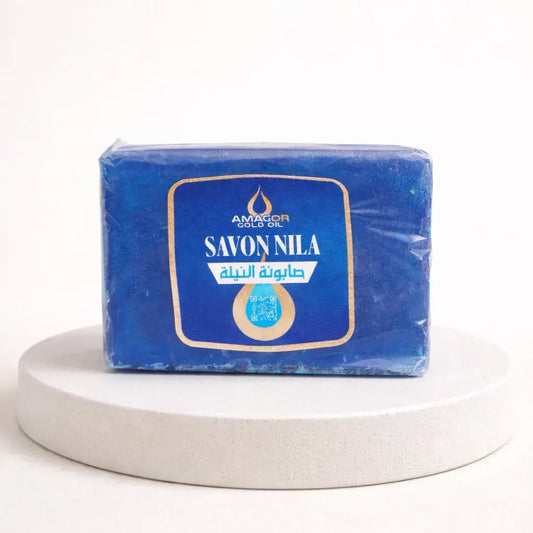 Savon Nila Bleu Le Secret Éclaircissant du Sahara