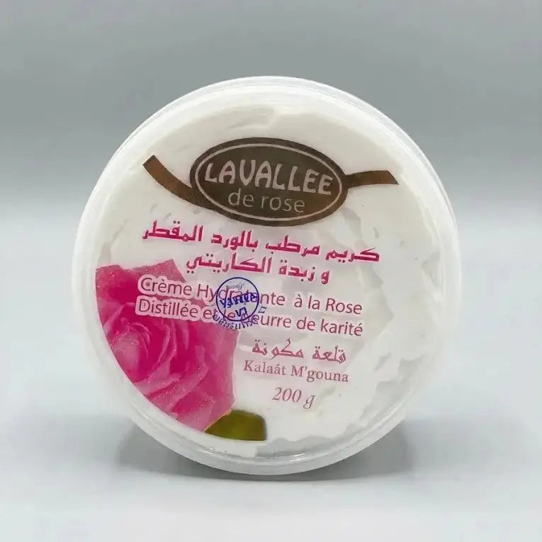 Crème hydratante à la rose 200g