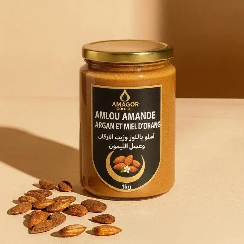 Amlou marocain authentique aux amandes et Miel