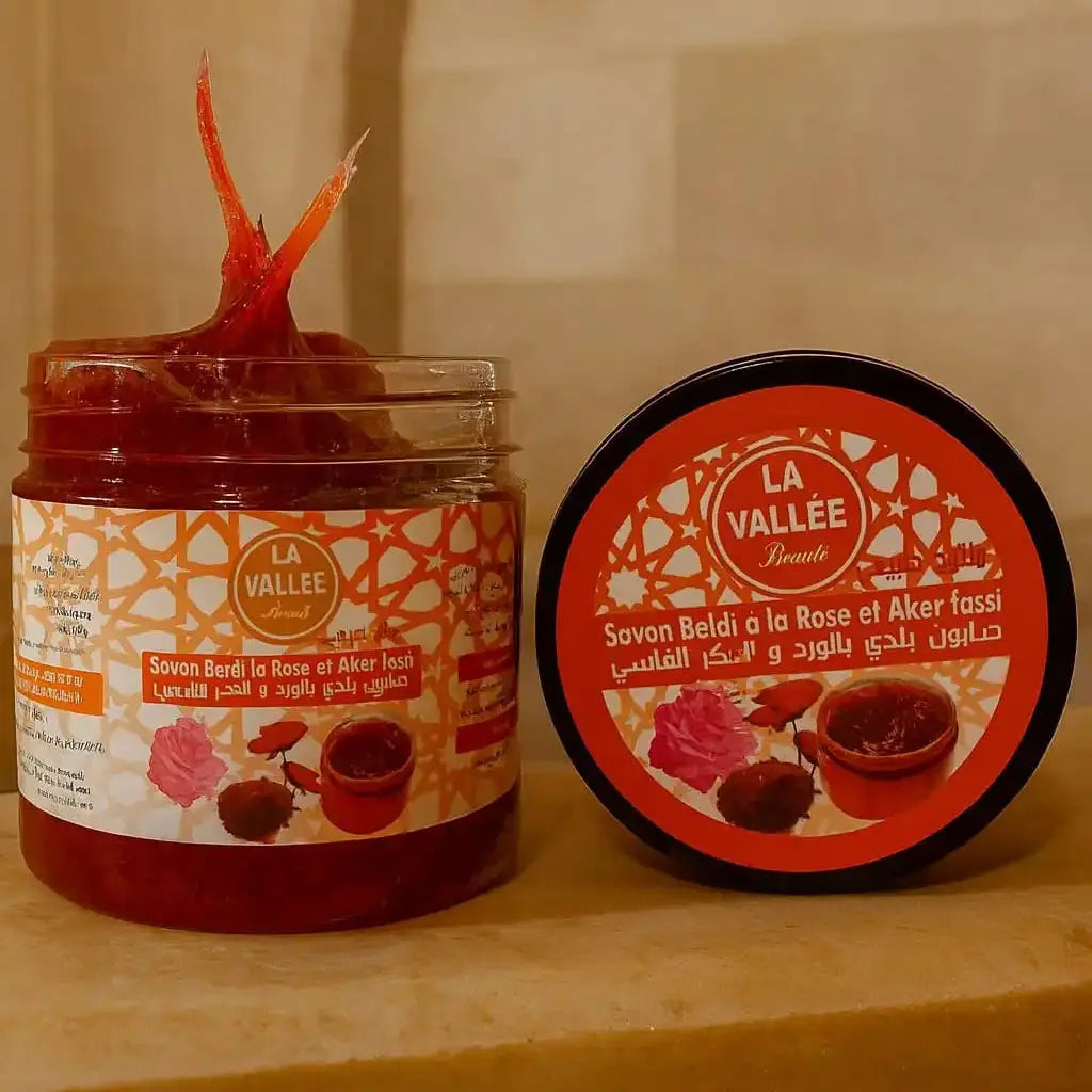 Savon Beldi à la Rose et à l’Aker Fassi 200g