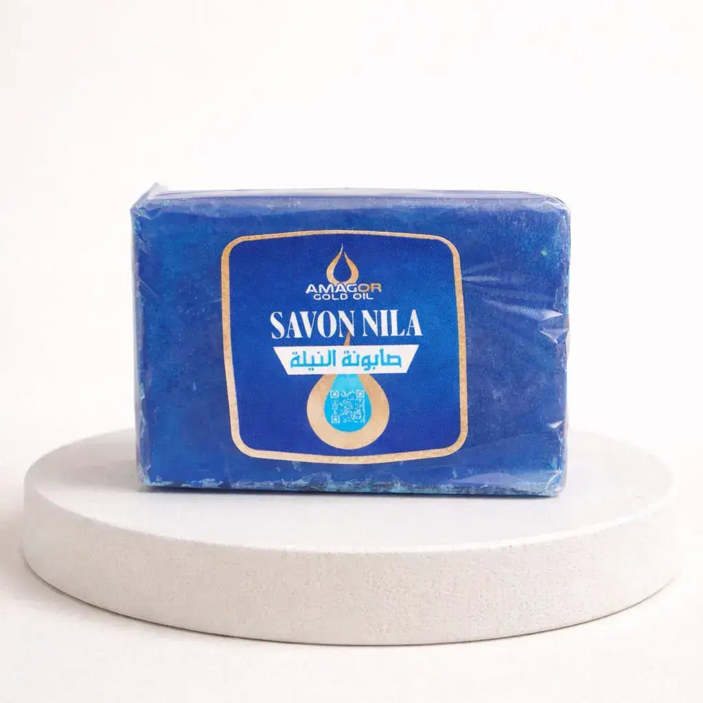 Savon au Nila Bleu Le Secret Éclaircissant du Sahara