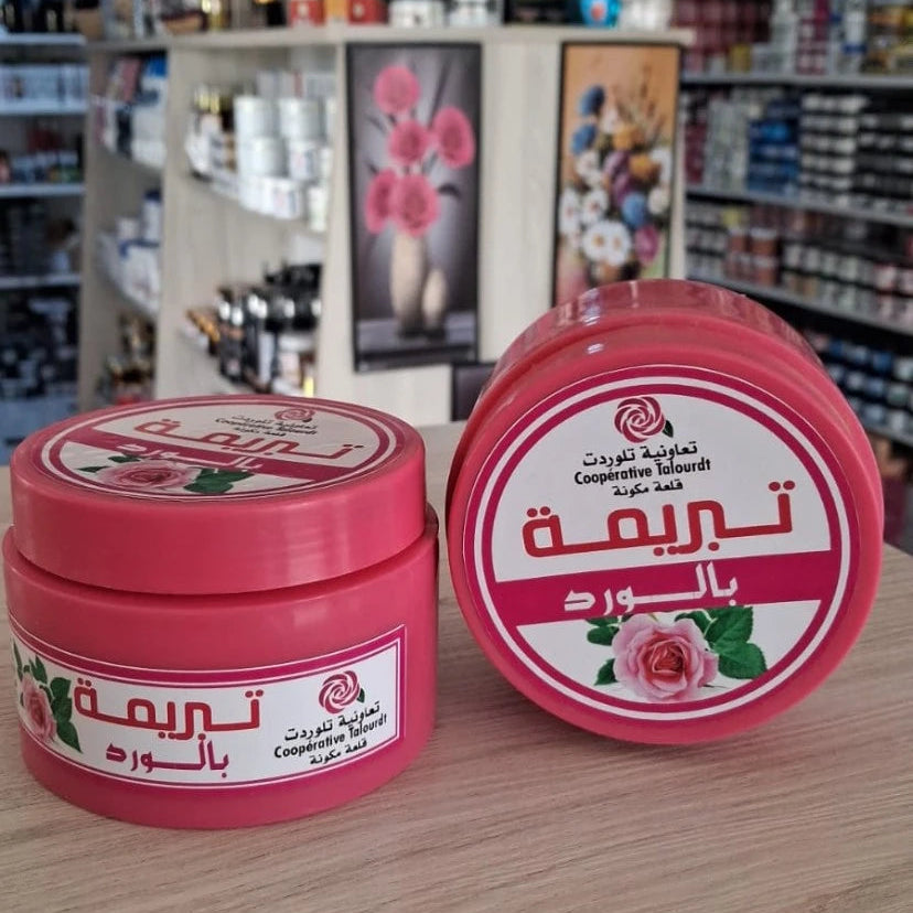 Tabrima marocaine Masque à la rose 130g amagor.fr