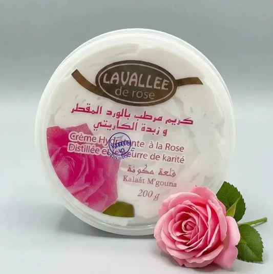 Crème hydratante à la rose 200g